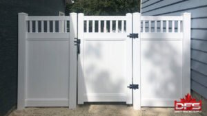 Fairmont-vinyl fencing white