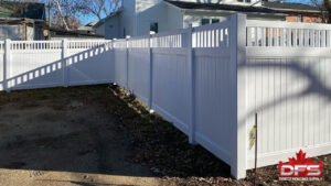 Fairmont-vinyl fencing white