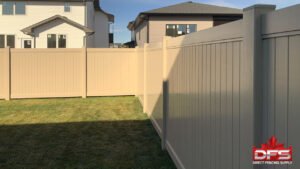 Adobe jasper vinyl fencing installation